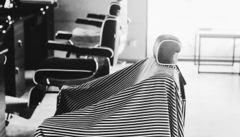 At the barbers